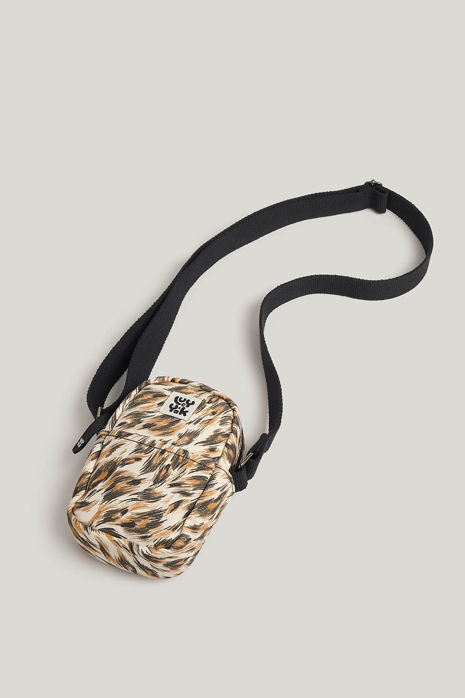 Brady - Cotton Crossbody Bag in Leo Swirl