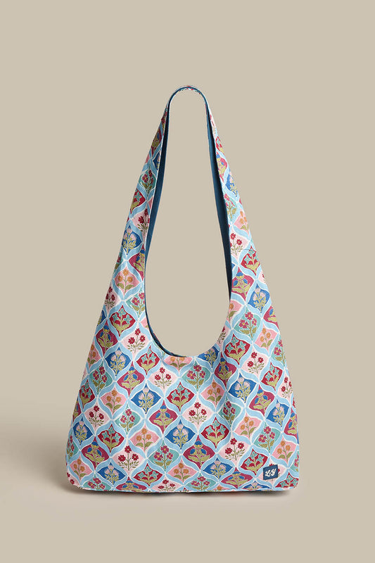 Elas - Tote Bag in Walled Blooms Print