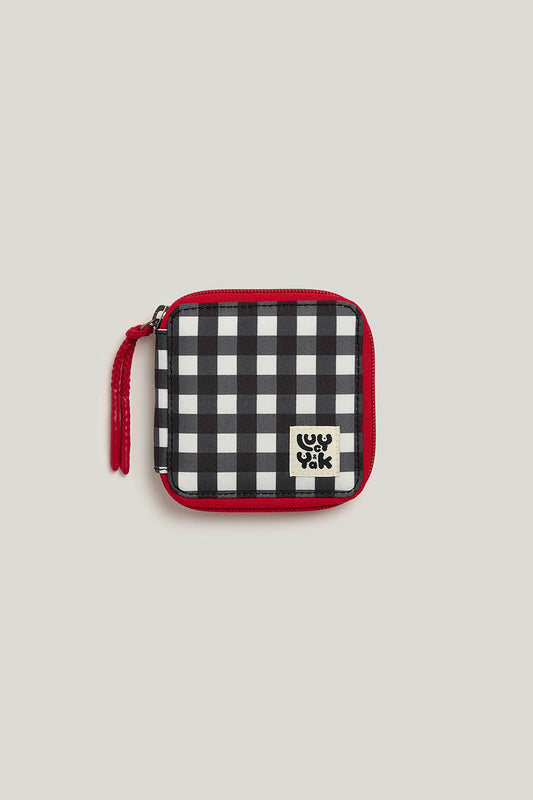 Eve - Purse in Black & White Gingham