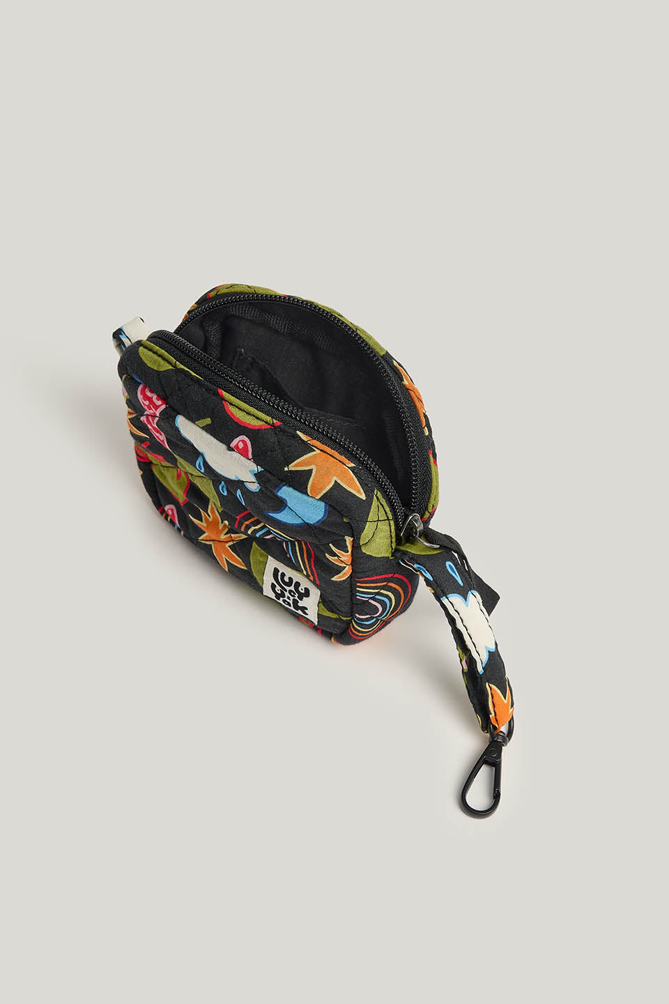 Iya - Cotton Pouch in Naive Shapes Print