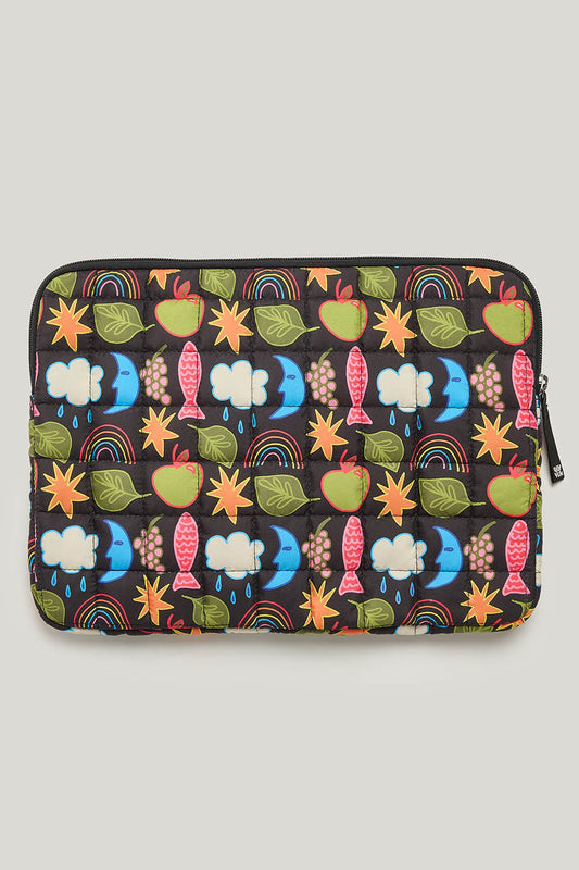 Emelien - 13" Laptop Case in Naive Print