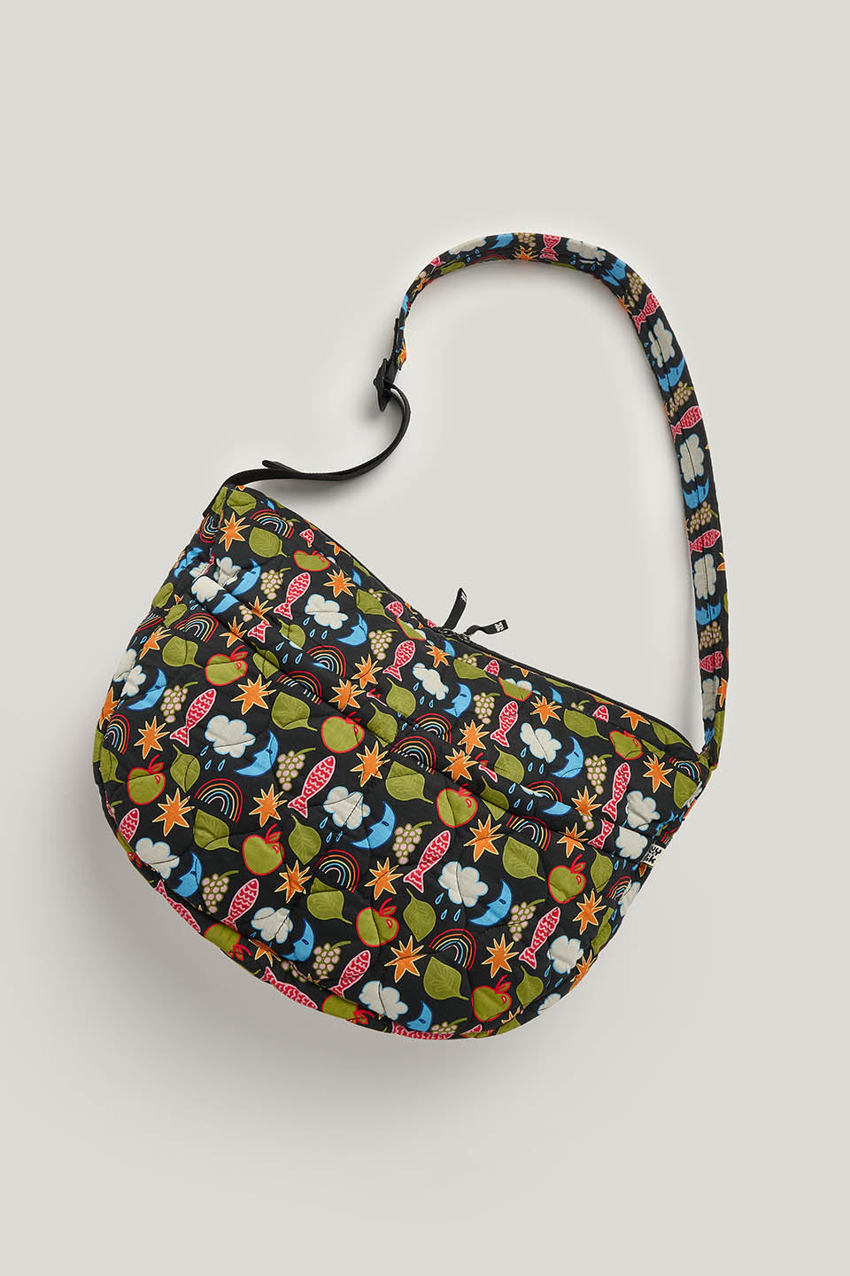 Laval - Cotton Weekend Bag in Naive Shapes Print