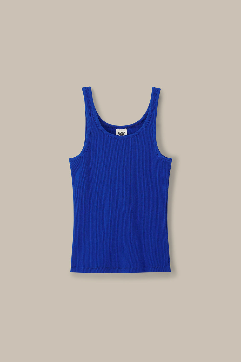 Tully - Cotton Strappy Vest in Blue