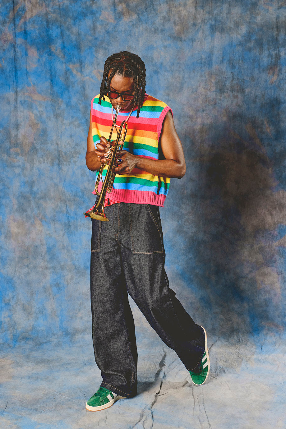 Sawyer - Cotton Knitted Tank in Rainbow Stripe – Lucy & Yak