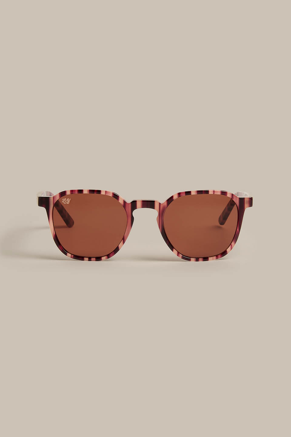 Tupelo - Sunglasses in Stripe Brown