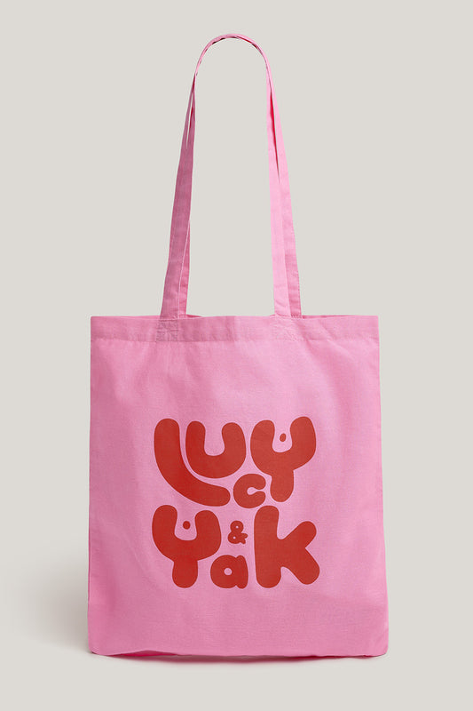 Tote Bag - Organic Cotton in Pink