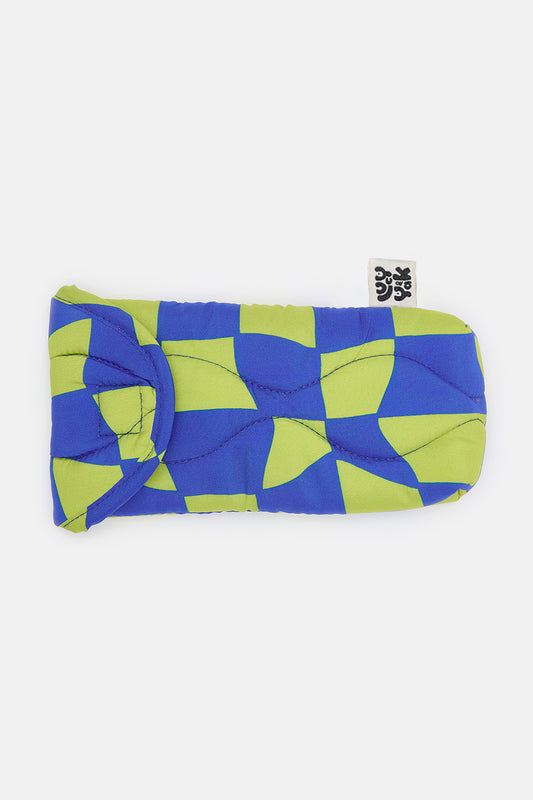 Sunglasses Case: RECYCLED POLYESTER - Skater Check
