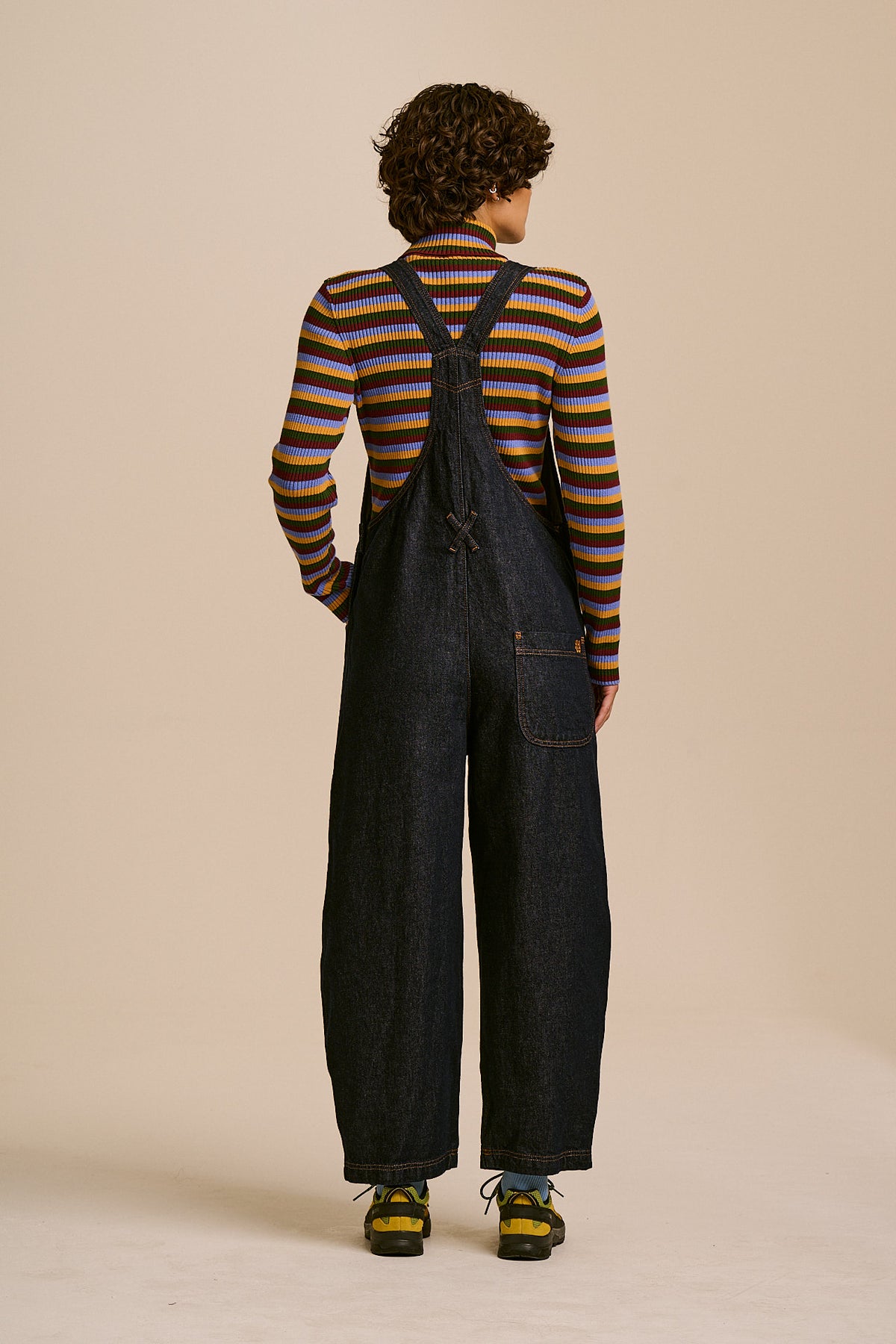 Toluca  - Organic Denim Dungarees in Indigo Denim