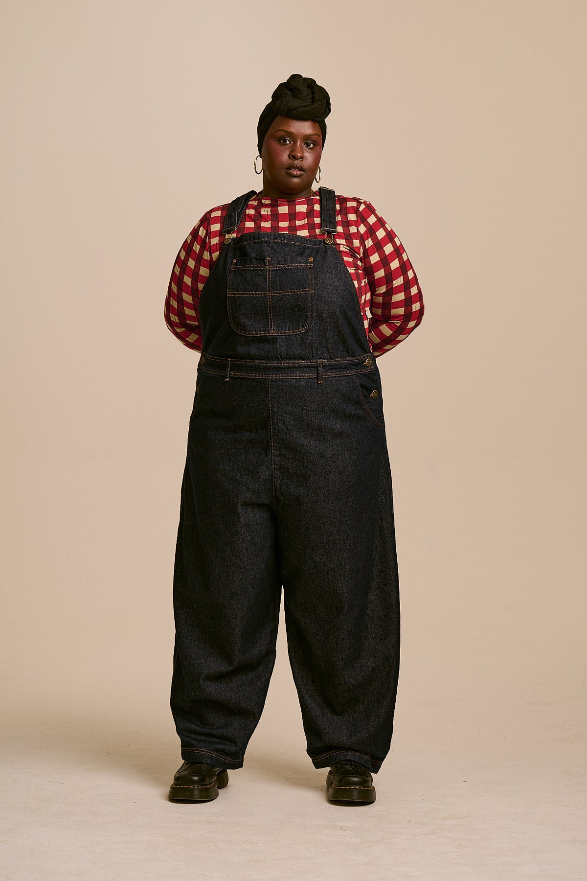 Toluca  - Organic Denim Dungarees in Indigo Denim