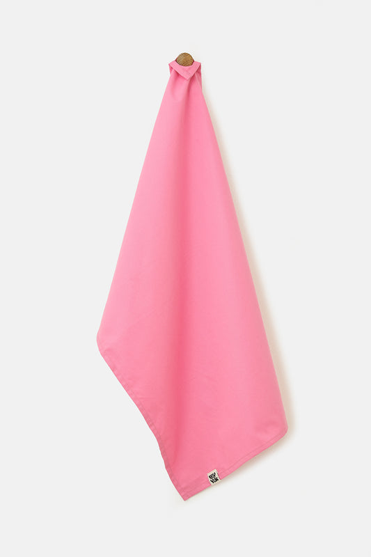 Tea Towel: DEADSTOCK FABRIC - Pink