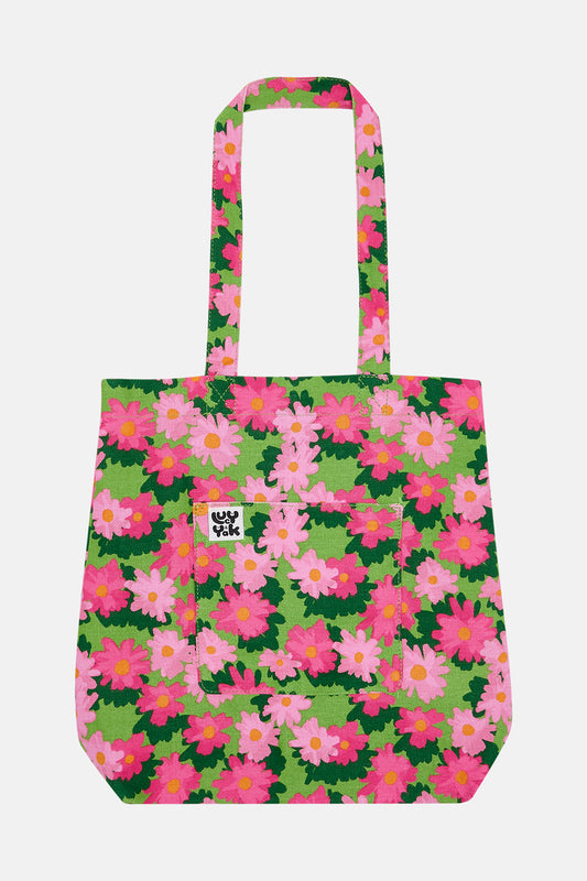 Tote Bag: ORGANIC TWILL - Felicity Floral