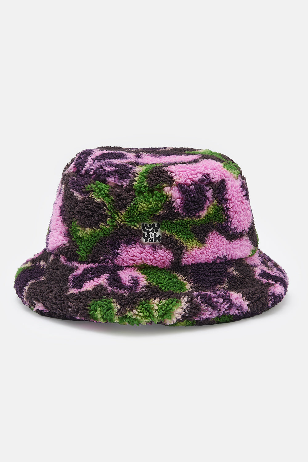 Travis - Borg Fleece Bucket Hat in Wilderly Print