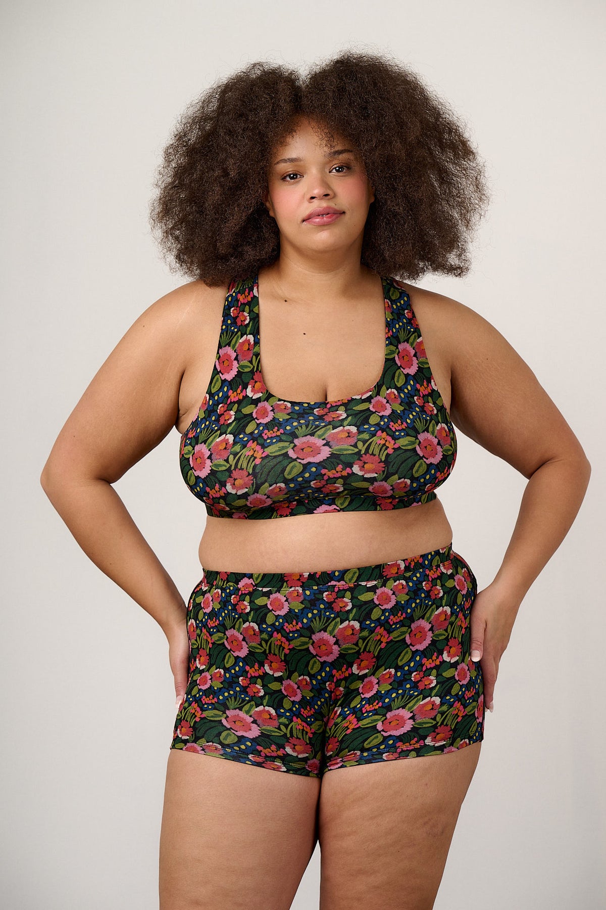 Kit Viscose Boxer Shorts Marie Print