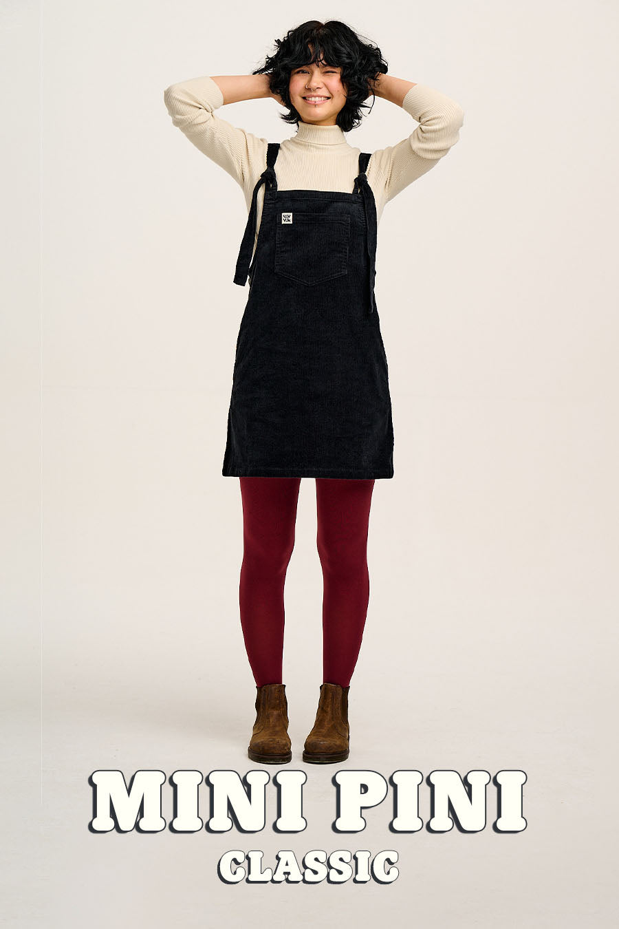 Mini Pini - Classic Pinafore Shape Dress Lucy & Yak Mini Pini - Classic Pinafore Shape Dress Lucy & Yak