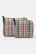 Washbag in Multi Triangles Print