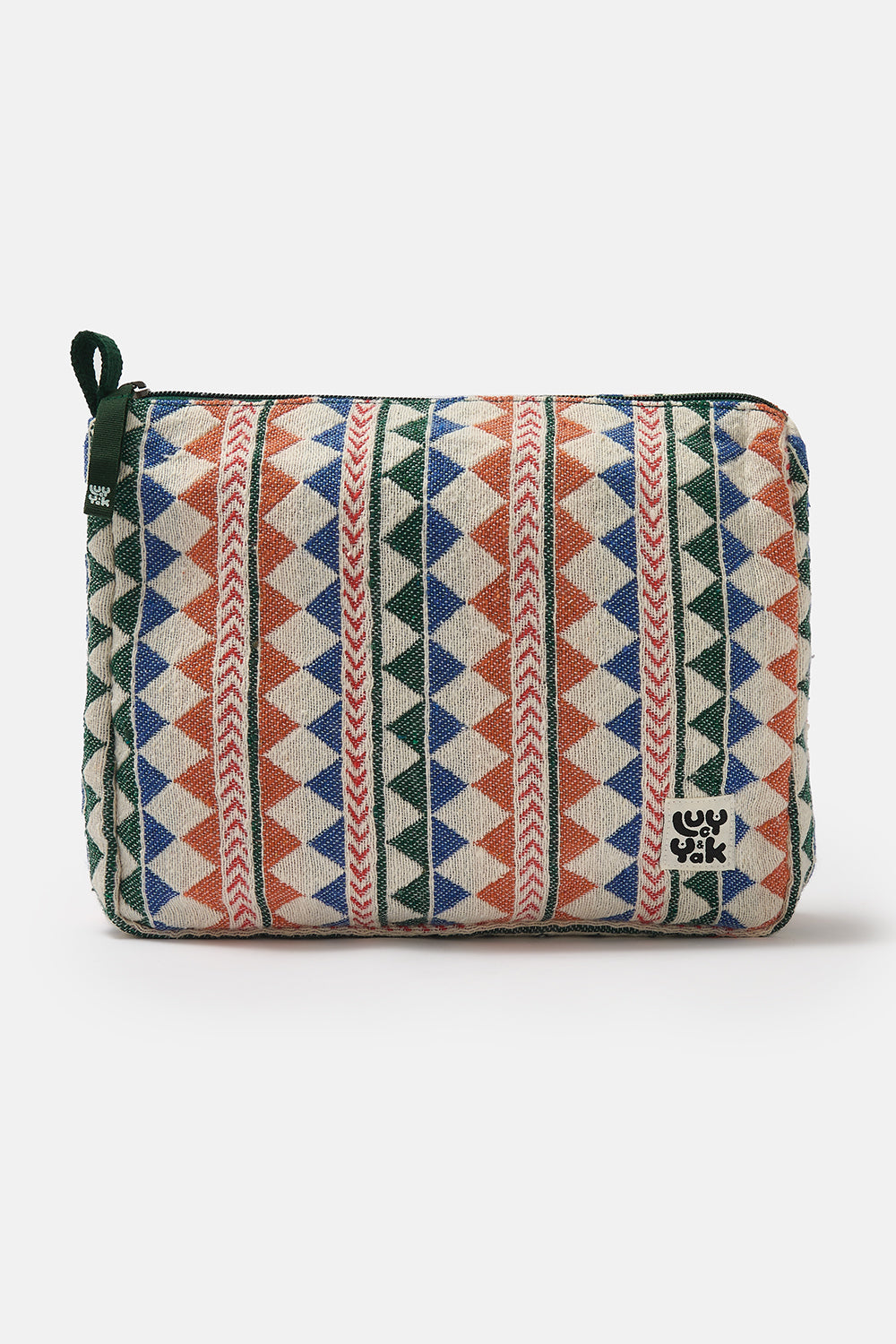 Washbag in Multi Triangles Print