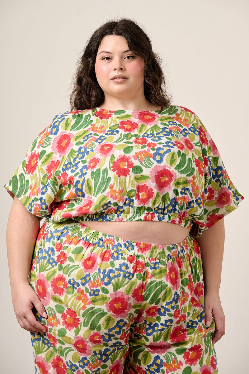 Zamora - Cotton Top in Ivory Marie