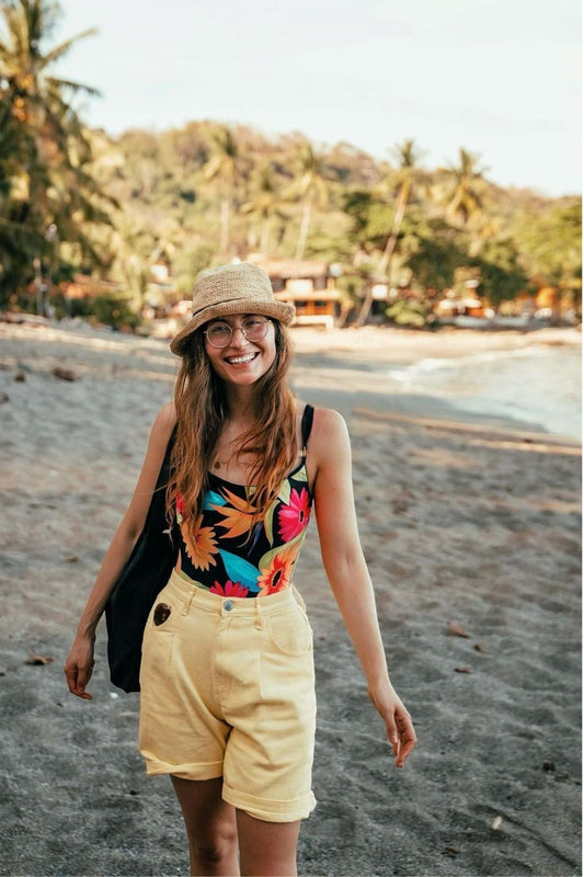 Lucy & Yak shorts Bonnie Short: ORGANIC COTTON - Buttercup