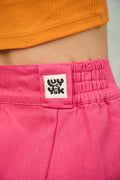 Addison Tapered Jeans: ORGANIC TWILL - Fandango Pink