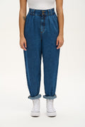 Addison Tapered Jeans: ORGANIC DENIM - Mid Wash Blue