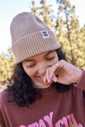 Luca Beanie: RECYCLED POLYESTER - Barley