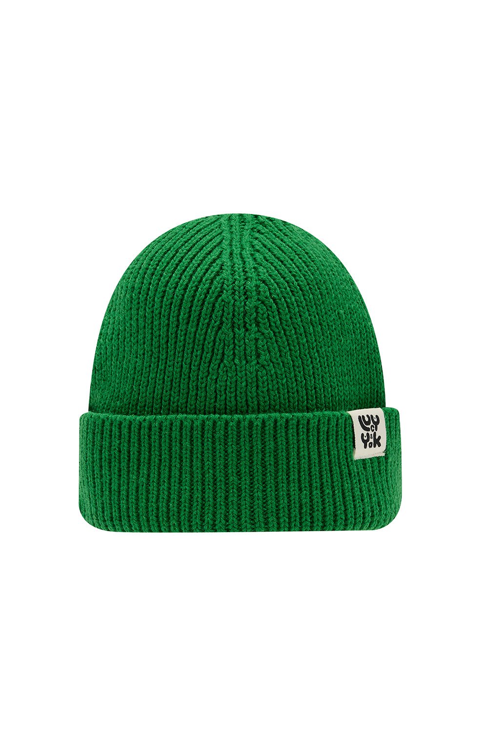 Lucy & Yak Hats Luca Beanie: RECYCLED POLYESTER - Kelly Green