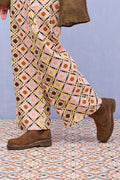 Cole Super Wide Leg Jeans: ORGANIC TWILL - Taverna Print