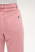 Dana Mom Jeans: ORGANIC TWILL - Blush Pink