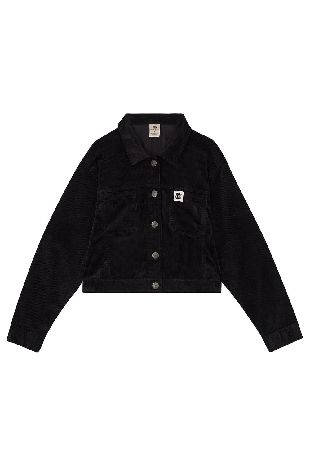 Lucy & Yak Coats & Jackets Roxy Cropped Jacket: ORGANIC CORDUROY- Black