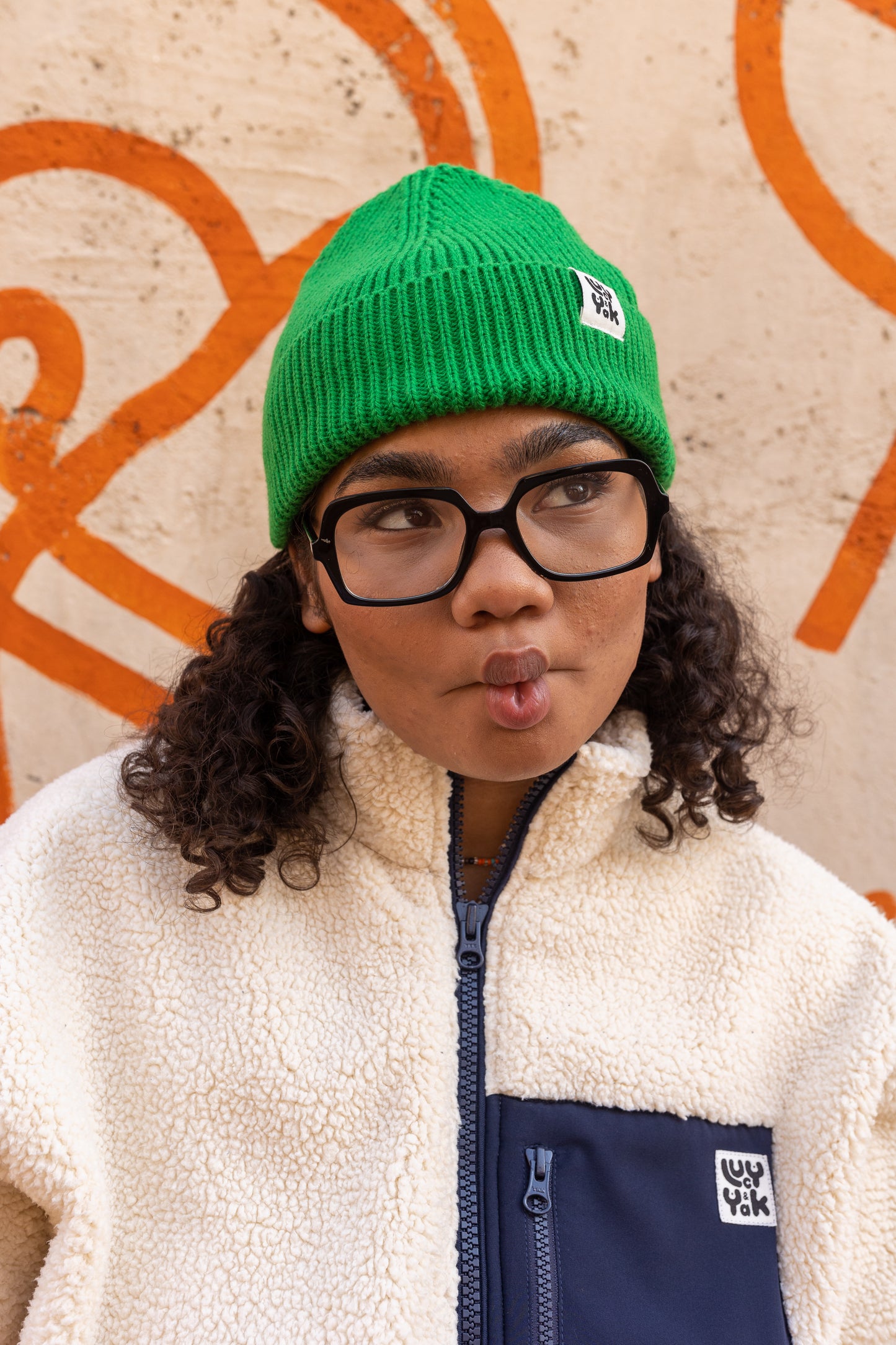 Luca Beanie: RECYCLED POLYESTER - Kelly Green