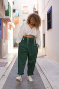Lucy & Yak trousers Alexa Trousers: ORGANIC COTTON -  Posy Green
