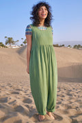 Bowie Jumpsuit: ORGANIC COTTON - Loden Frost Green