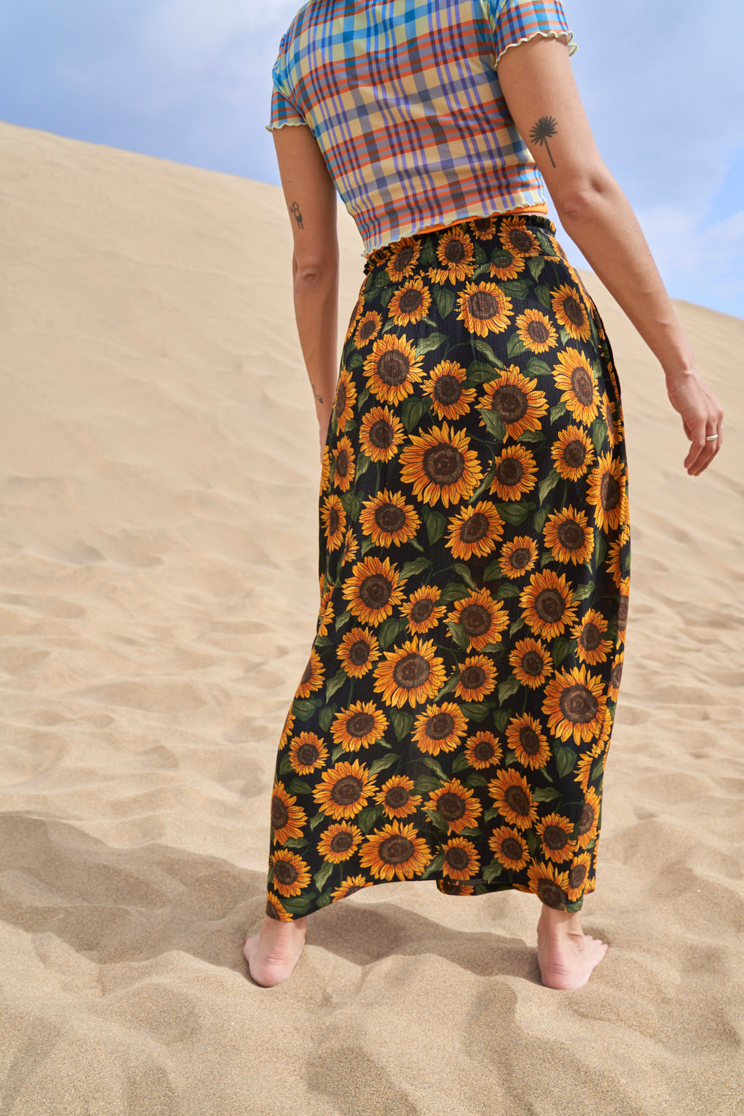 Poppy Skirt: LENZING™ ECOVERO™ - Sunflowers