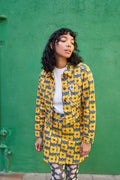 Roxy Cropped Jacket - ORGANIC TWILL - Donna Print