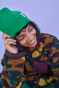 Luca Beanie: RECYCLED POLYESTER - Kelly Green