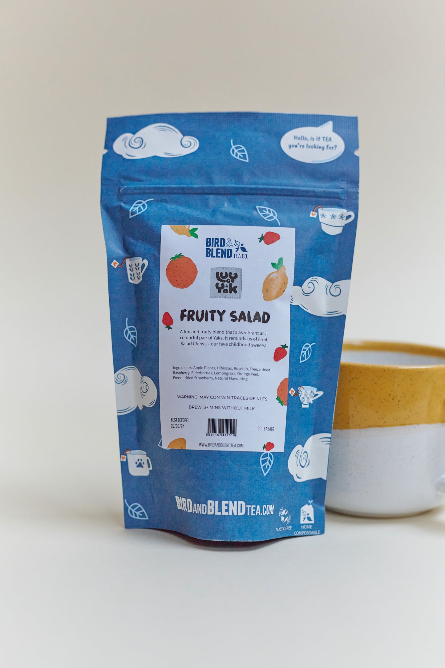 Bird & Blend x Lucy & Yak: Fruity Tea Pouch