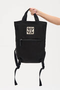 Lucy & Yak Backpack Dylan YAKpack: ORGANIC CANVAS -  Black