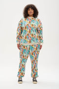 Lucy & Yak trousers Jamie Joggers: ORGANIC COTTON - Lisa Floral
