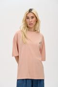 Lucy & Yak Tops Benny Tee: ORGANIC COTTON EARTH PIGMENT- Light Rose