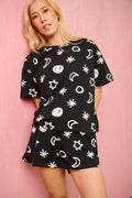 Selena Pyjamas Set: ORGANIC COTTON - Starry Night Print