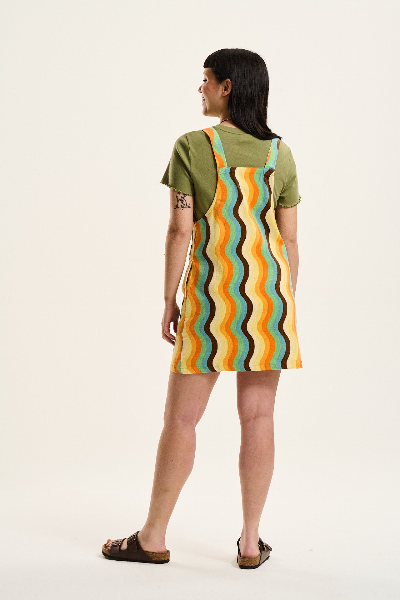 Mini Pini Dress: ORGANIC CORDUROY - All Wavy