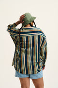 Eden Shirt: ORGANIC COTTON - Jeffery Stripe