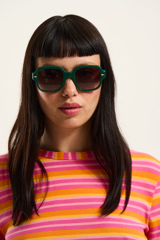 Pala X Lucy & Yak: Haiba Sunglasses - Posy Green