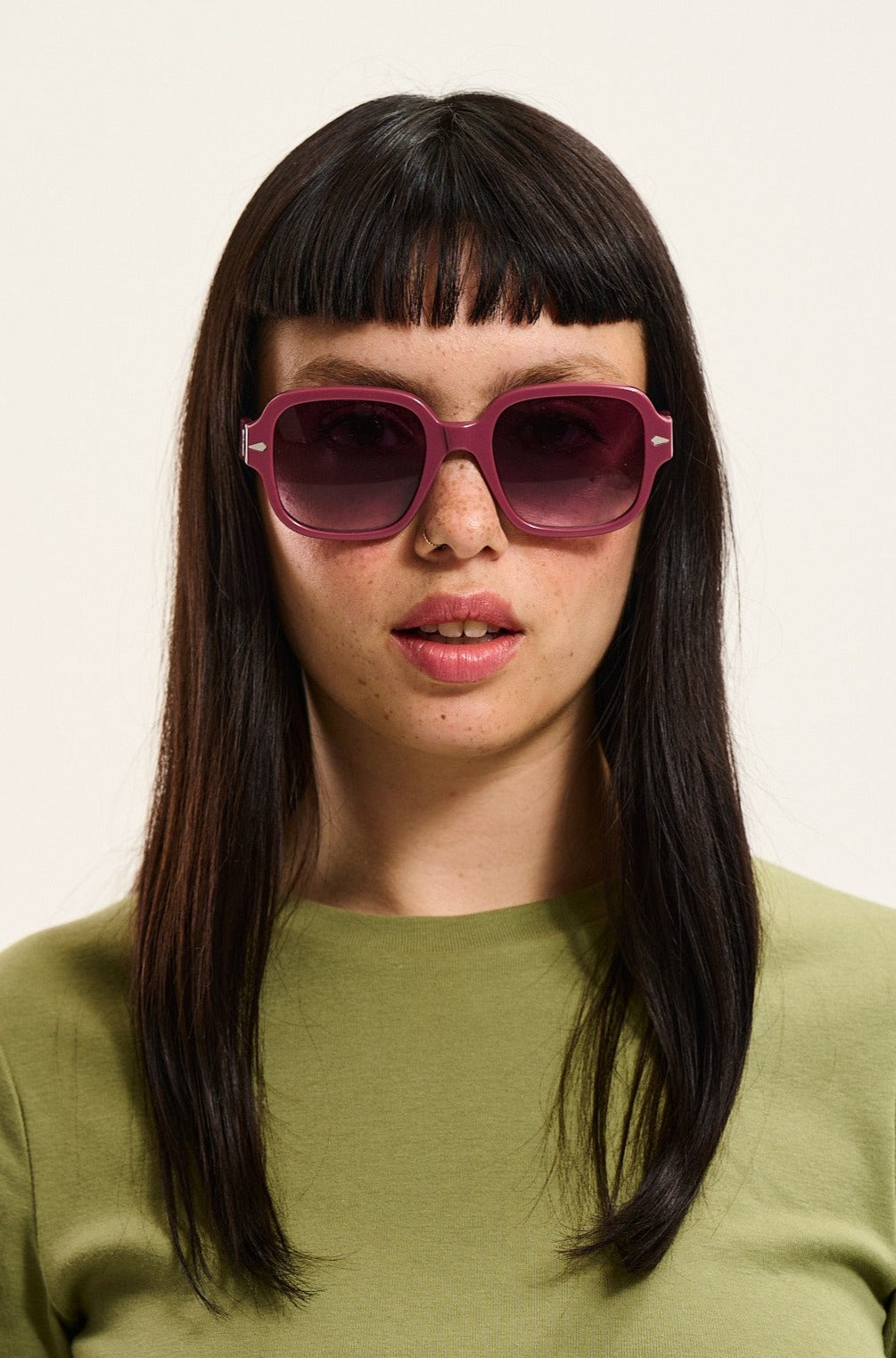 Pala X Lucy & Yak: Haiba Sunglasses - Dusky Pink