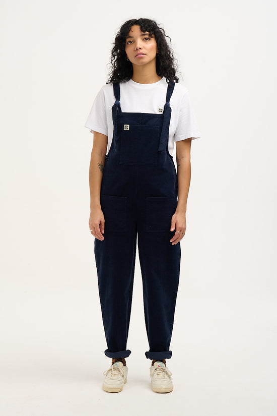 Lucy & Yak | 'Original' Corduroy Dungarees in Sailor Blue | Lucy & Yak