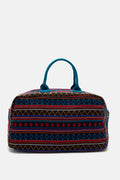 Coppola Weekend Bag: DEADSTOCK FABRIC - Navy & Red