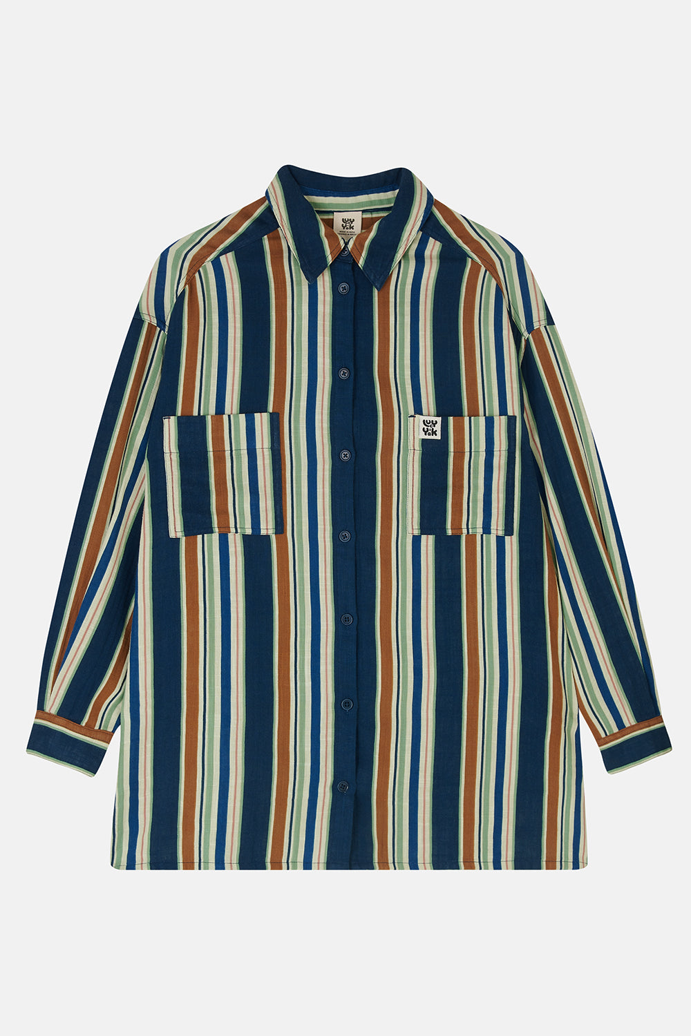 Eden Shirt: ORGANIC COTTON - Jeffery Stripe