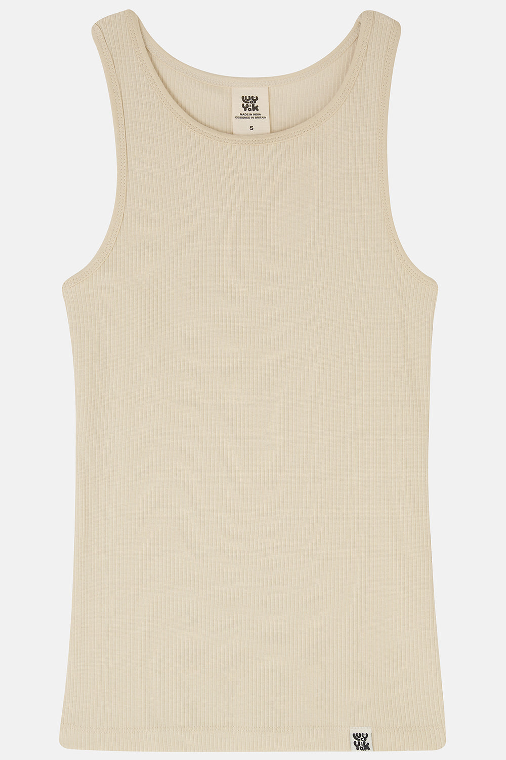Flo Vest Top: ORGANIC COTTON & LENZING™ ECOVERO™ - Stone