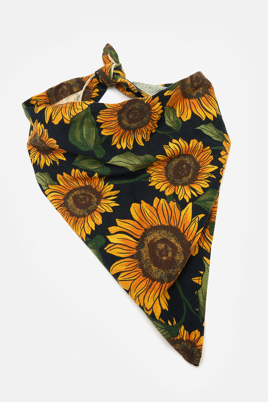 Headscarf: DEADSTOCK FABRIC - Sunflower