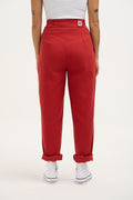 Addison Tapered Jeans: ORGANIC TWILL - Bossanova Red
